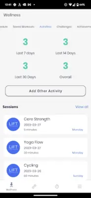LIFT session android App screenshot 3